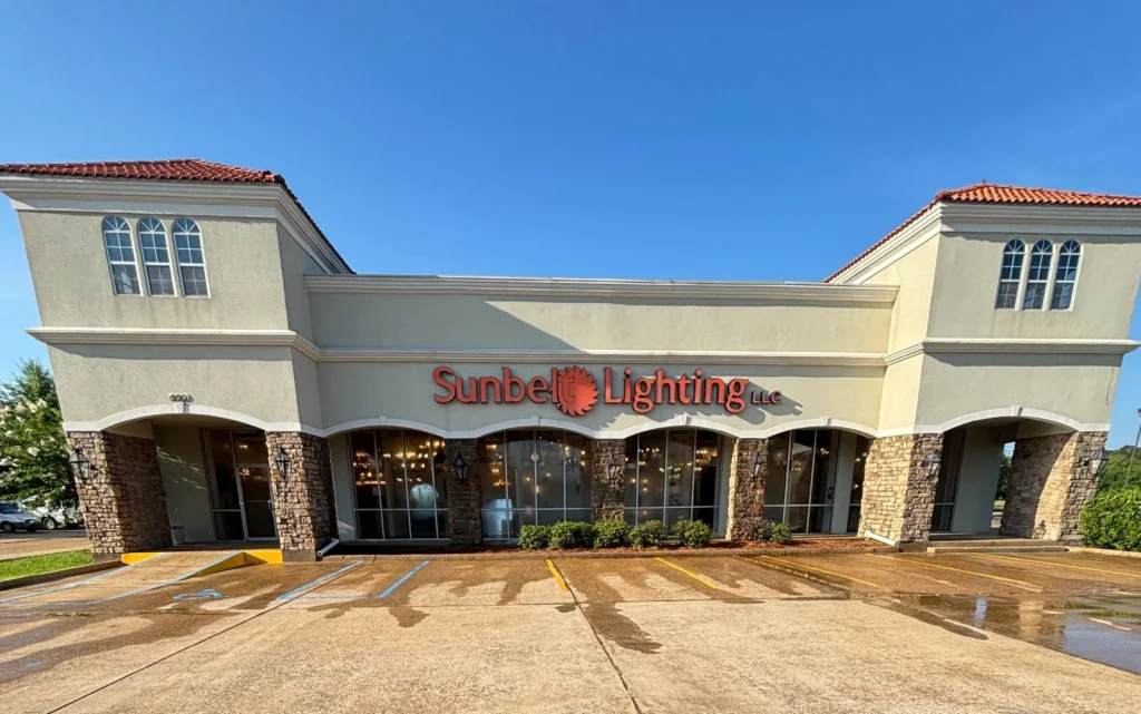 Commercial cleaning at Sunbelt Lighting in Flowood, MS.