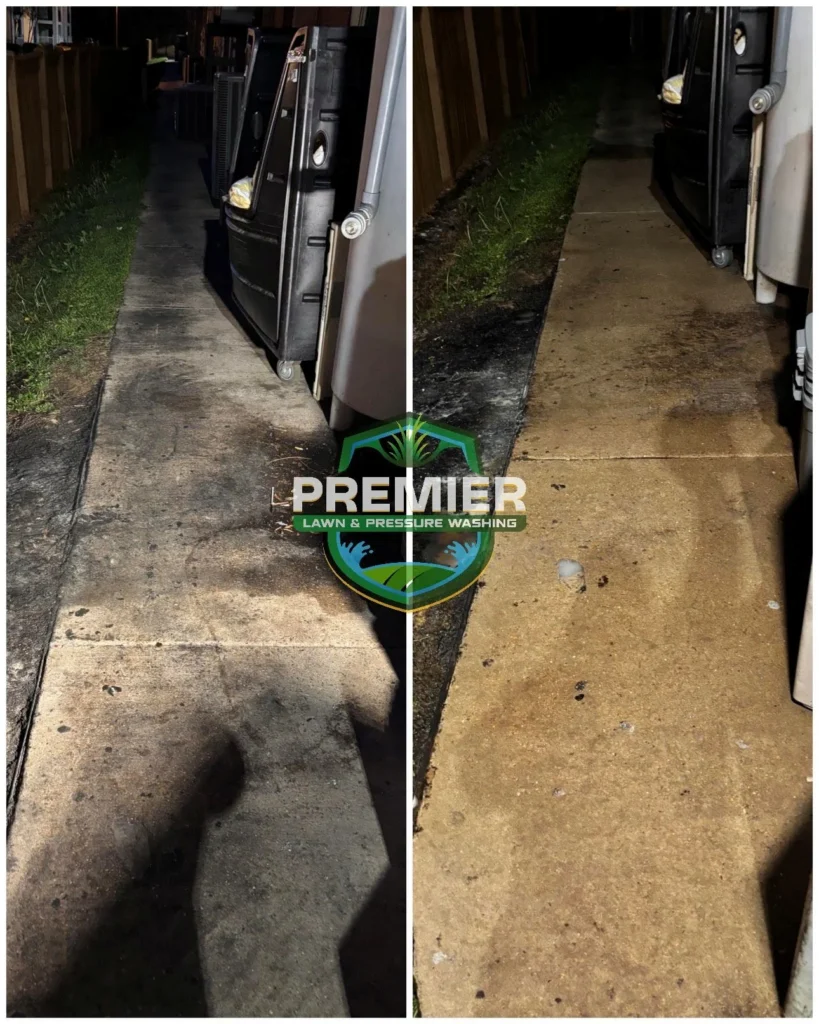 Commercial concrete cleaning in Florence, MS.